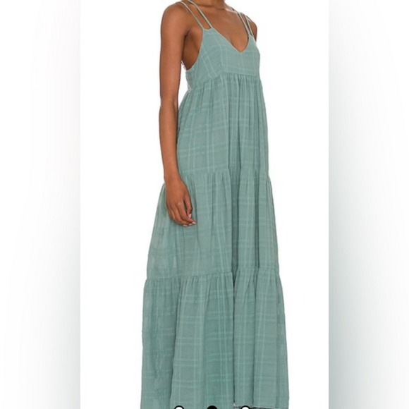 Young Fabulous & Broke YFB Long Maxi Vacation Dress in bright Yellow -S - Picture 6 of 8